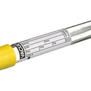 ACD-A  10/9 ml gul kork pappersetikett