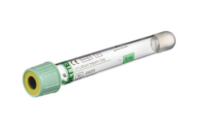 Li-hep gel 7/5ml ljusgrön kork transparantetikett